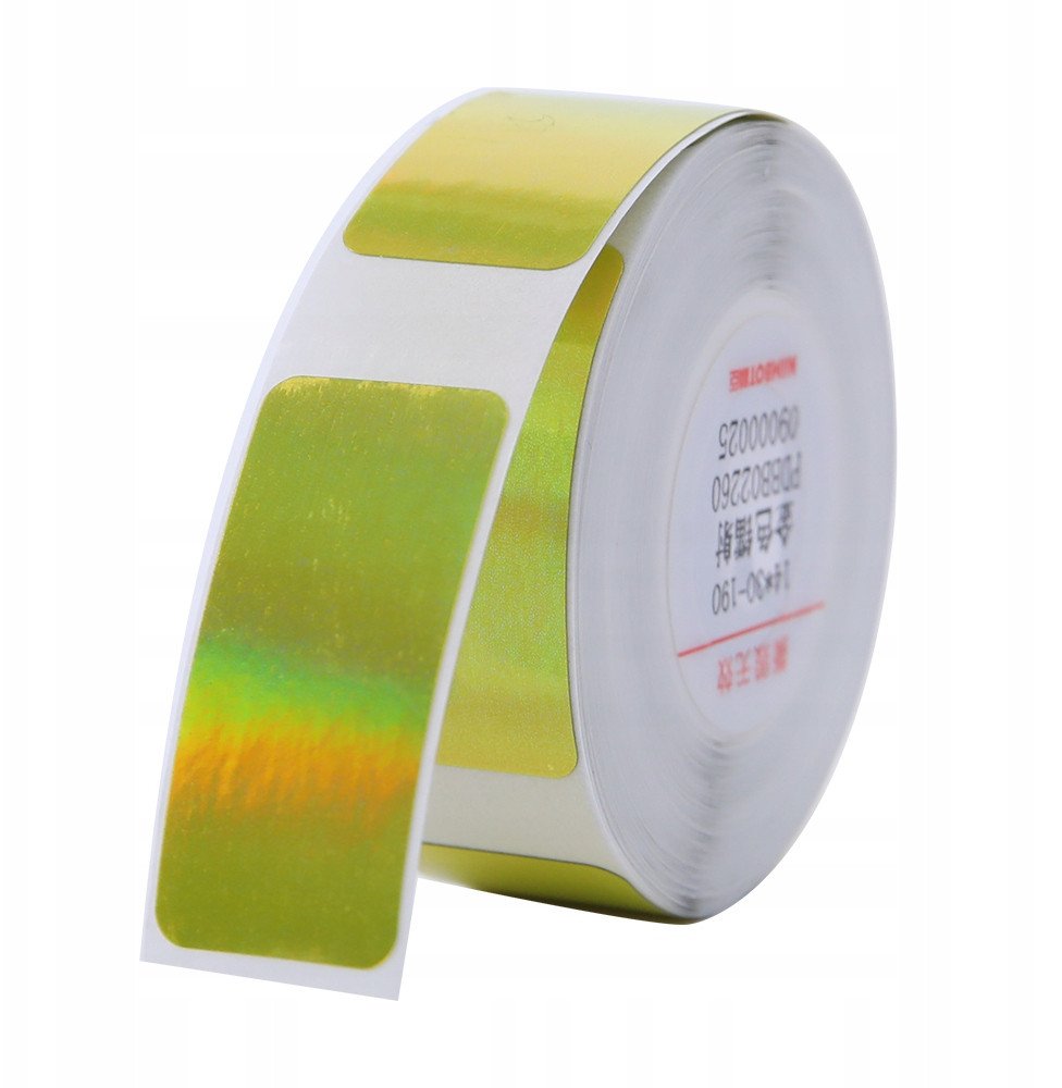 .NIIMBOT ETYKIETY Naklejki do B18 ZŁOTY HOLOGRAM