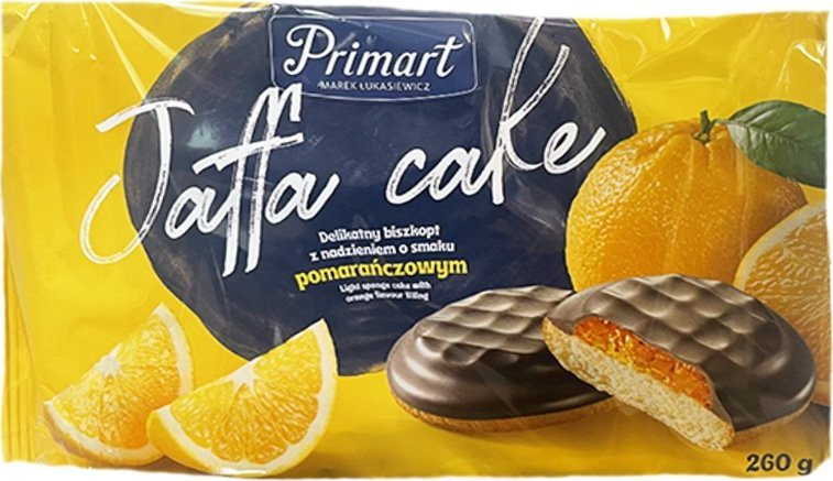 PRIMART Primart Jaffa cake o smaku pomarańczowym 260 g