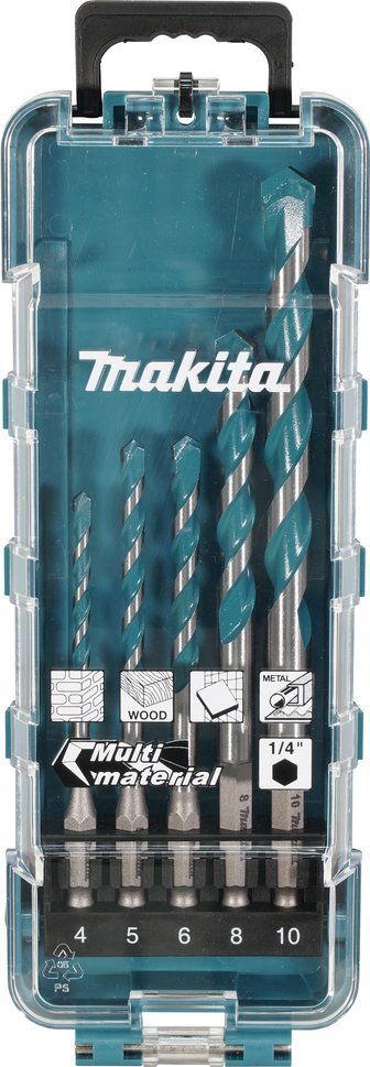 Wiertło Makita MAKITA ZESTAW WIERTEŁ UNIWERSALNYCH 1/4" HEX /5szt.