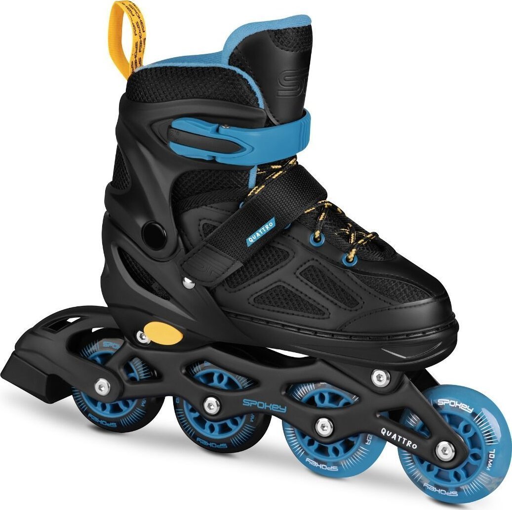 Rolki Spokey QUATTRO z wymienną płozą regulowane czarne r. 38-41