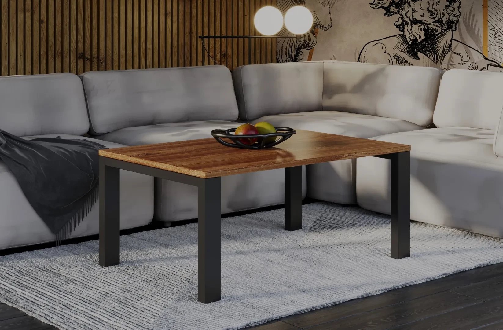 Ława GAROLD 120x80 dąb stirling ENDO