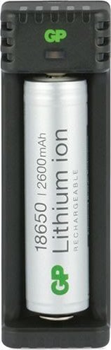 Ładowarka GP GP L111 USB Charger incl. Akku 18650 2600mAh 3,7V 14511118650B1