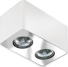 Lampa sufitowa Azzardo Lampa natynkowa prostokątna biała AZzardo NINO 2 AZ1386