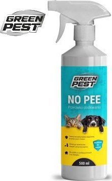 NO PEST Płyn Przeciwko Obsikiwaniu Kotów i Psów NO PEE 500ml Preparat na Psy i Koty Środek Odstraszający Koty i Psy