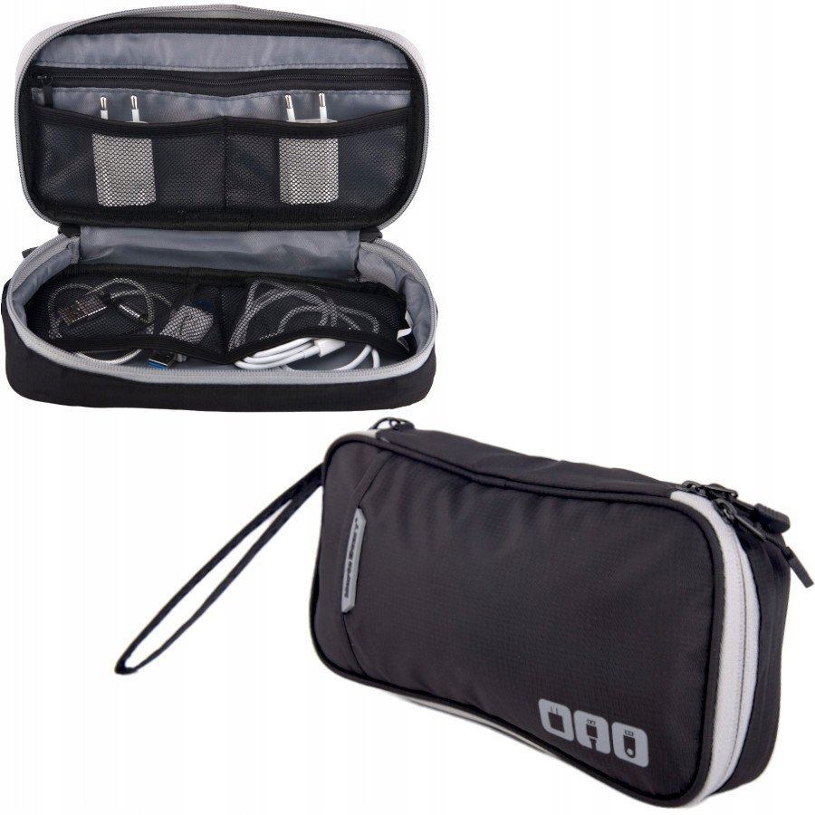 Organizer Torba Na Kable Ładowarki Podróżna Zamek