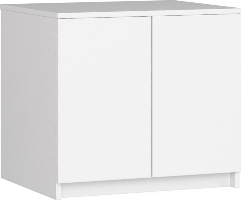 Fabryka Mebli Akord Nadstawka na szafę 60 cm - biała - 2 drzwi