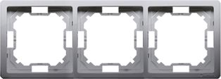 Kontakt-Simon Ramka potrójna Simon Basic inox (BMR3/21)