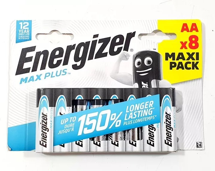Energizer Bateria alkaliczna MAX Plus AA / LR6 (blister) - 8 sztuk