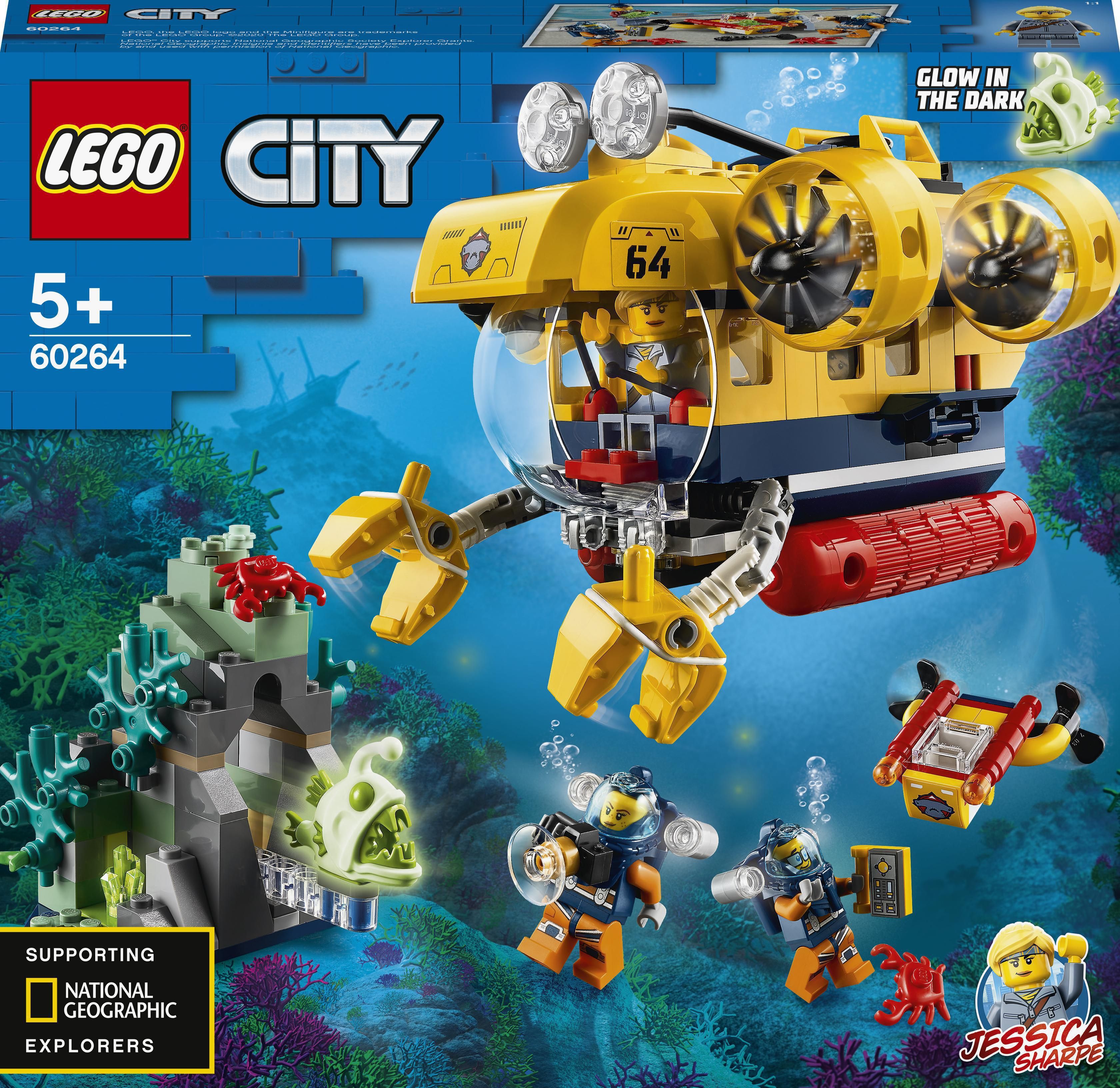 LEGO City Łódź podwodna badaczy oceanu (60264)