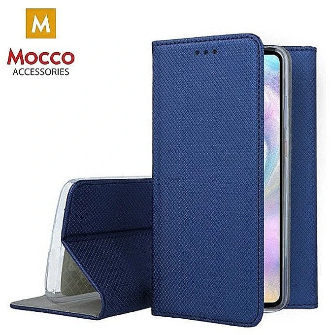 Mocco Smart Magnet Book Case For Apple iPhone 12 Pro Max Blue