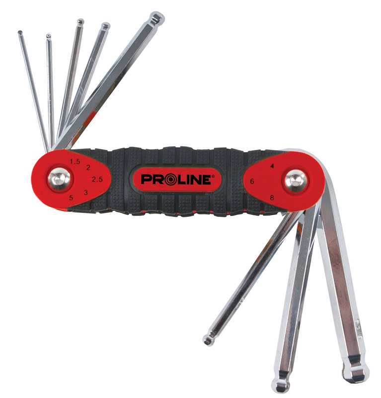Pro-Line Zestaw kluczy imbusowych hex wielofunkcyjne 1,5-8mm z kulką 8szt. (48378)