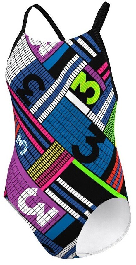 Adidas Strój kąpielowy MULTI kolor - wzór 16-17 LAT ROZMIAR D170
