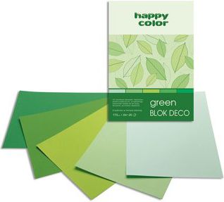 Happy Color Blok techniczny A4 20k zielony