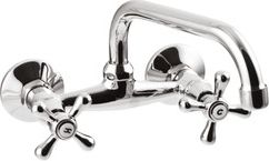 Bateria umywalkowa Invena Roma ścienna chrom (BC-25-00S-L)