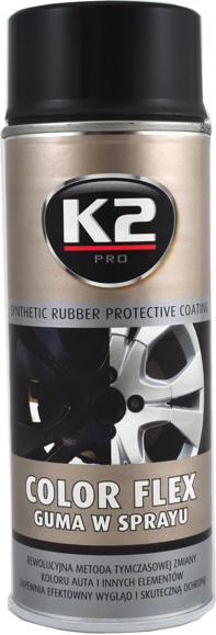 K2 K2-COLOR FLEX GUMA CZARNY POLYSK 400ML