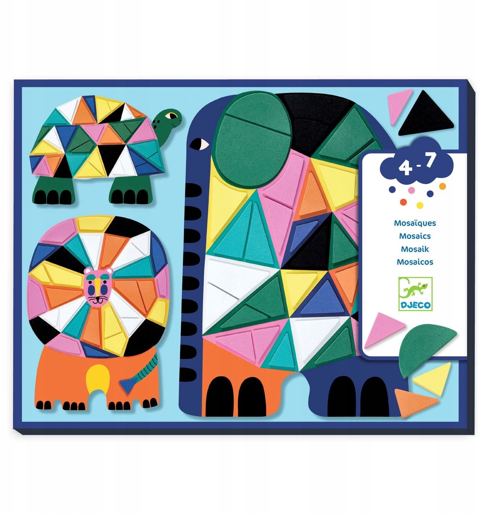 Djeco Kūrybinis rinkinys-mozaika - Afrika