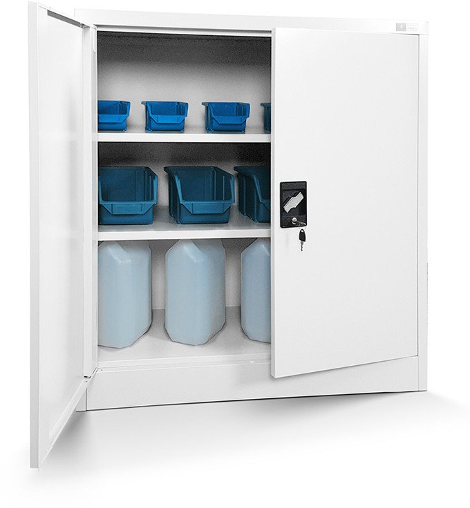 Niedriger Schrank BEATA, 900 x 930 x 400 mm, weiß