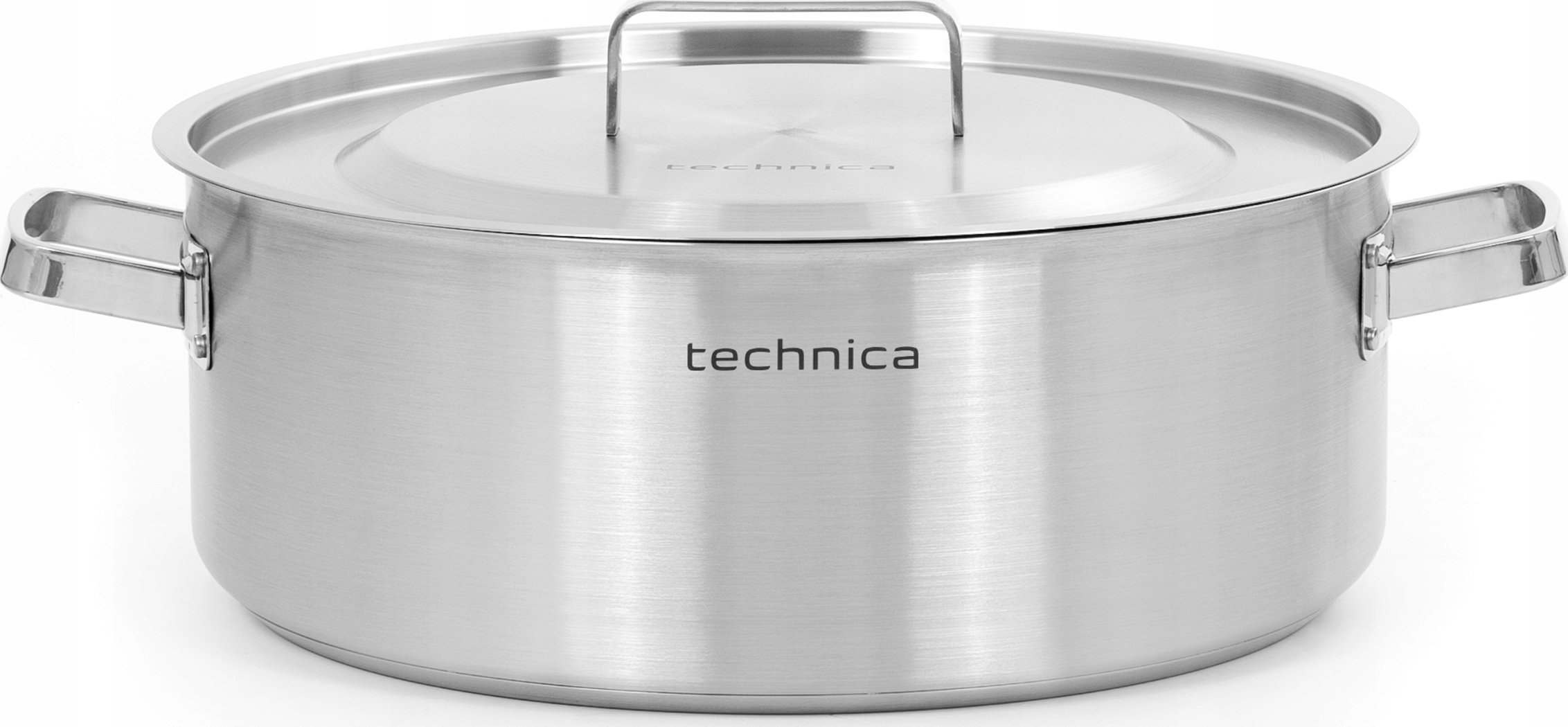 Technica Garnek do duszenia 18,8 l o średnicy 400 mm z pokrywką ze stali nierdzewnej | TECHNICA, Platinum Line