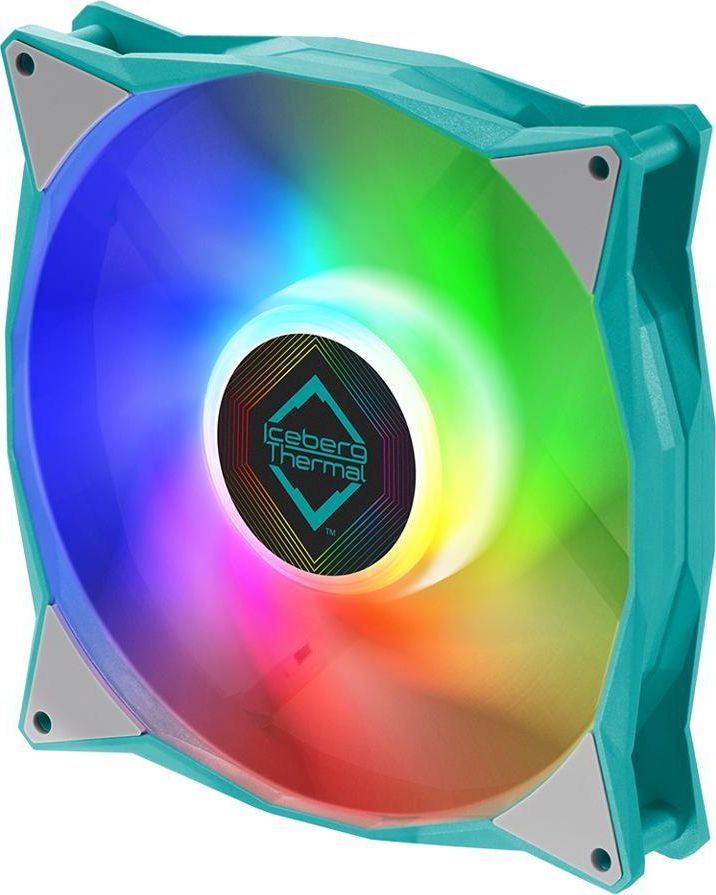 Wentylator Iceberg IceGALE ARGB 140 mm Turkusowy (ICEGALE14A-D0A)