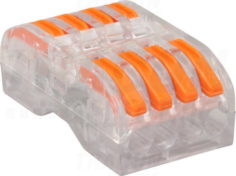 Tracon Electric Złączka otwierana przezroczysta 8 0.5-4mm - OVOTT44 - Tracon