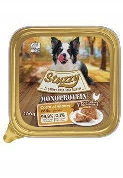 Monoprotein, karma mokra, dla psa, kurczak pasztet, 100 g, tacka