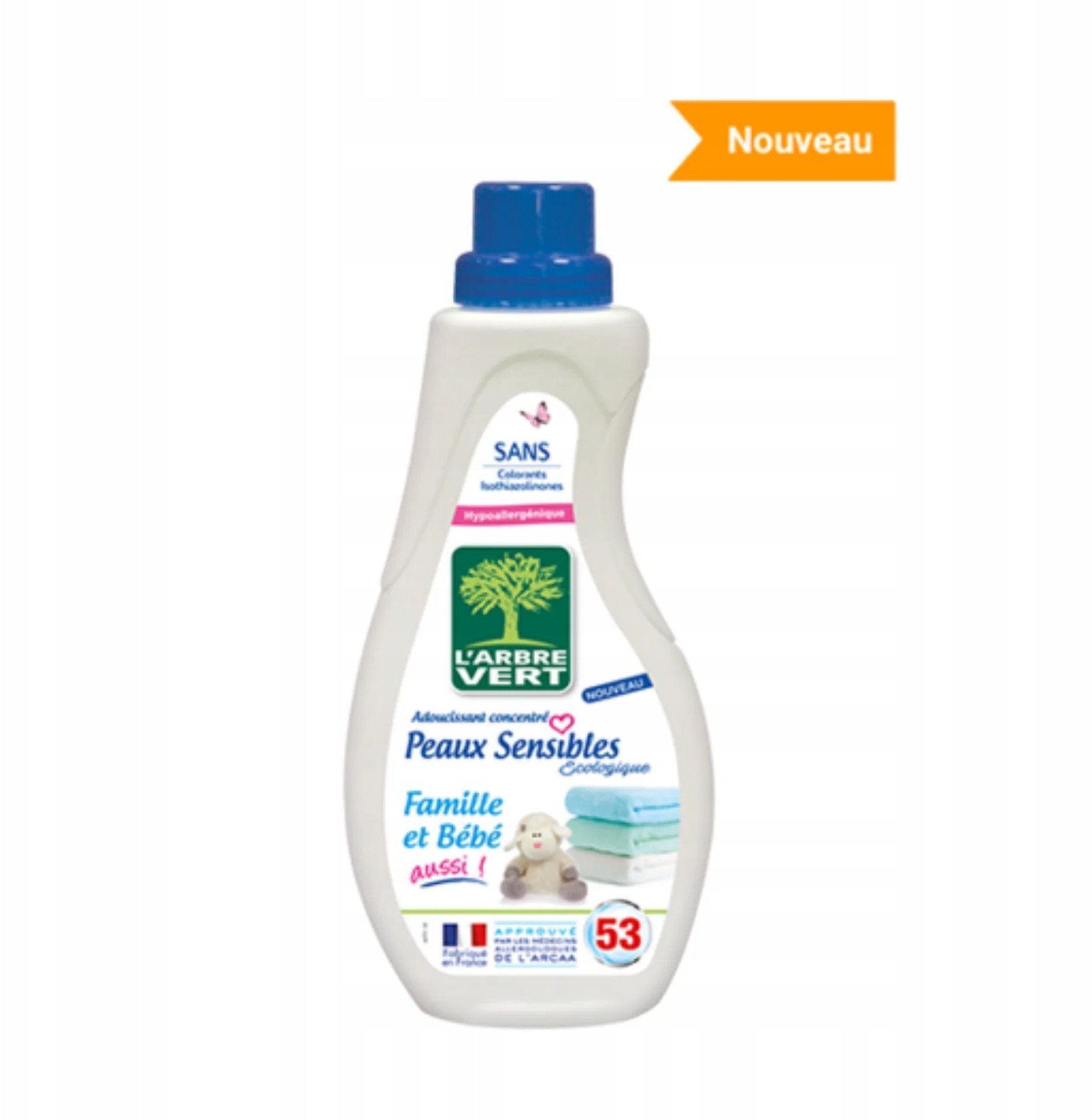 Płyn do płukania L'ARBRE VERT Sensitive skin 53 płukania 800 ml