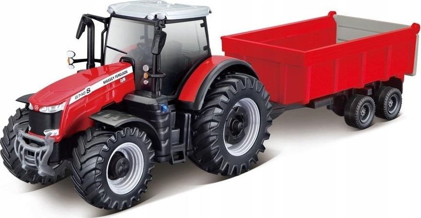Farm Tractor Fergusson 8740S + wywrotka BBURAGO