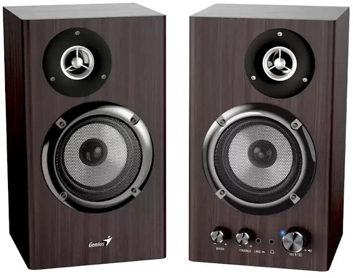 Głośniki komputerowe Genius Głośnik SP-HF1812BT, BT, 3.5mm jack, 50W, ciemne drewno