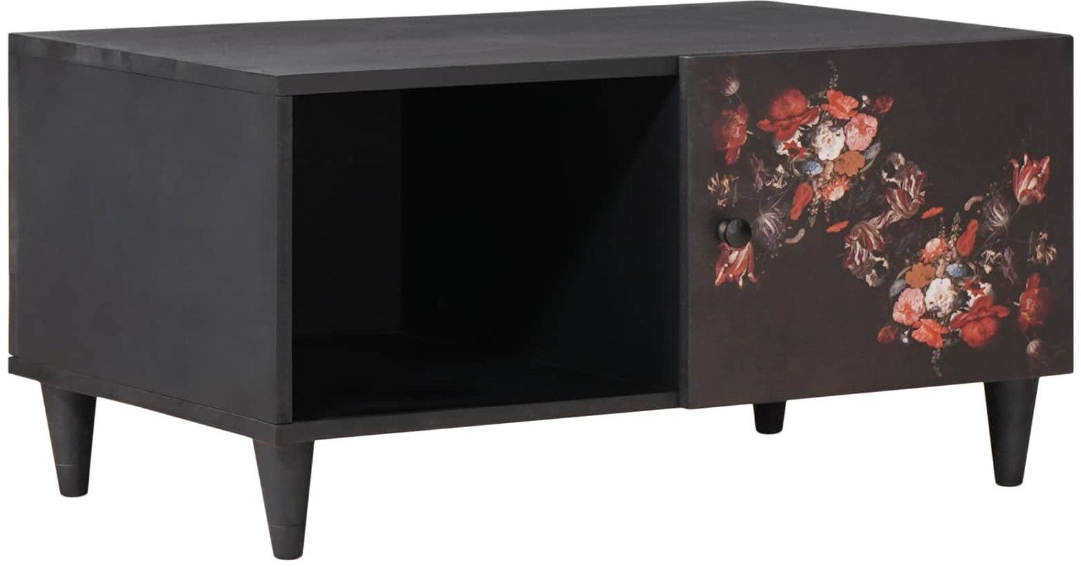 vidaXL Stolik kawowy Wielokolorowy 80 x 50 x 40 cm Drewno mango