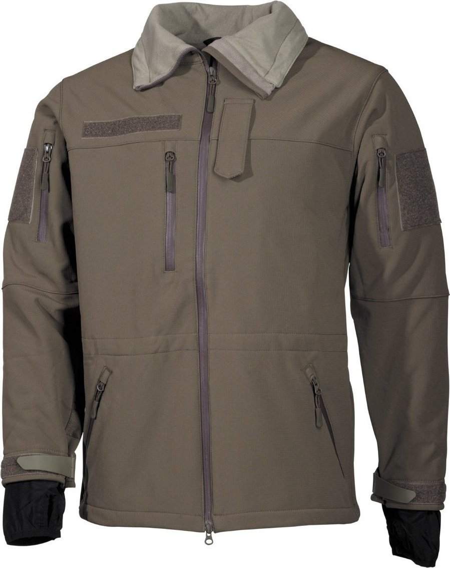 Kurtka męska MFH Kurtka typu soft shell "High Defence" oliwkowa L