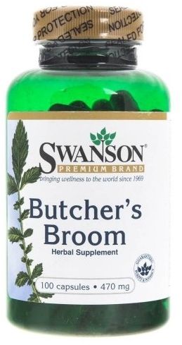 Swanson Butcher's broom 470mg 100 kapsułek