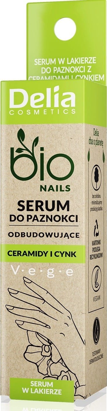 DELIA Bio Nails Odbudowujące serum do paznokci z ceramidami i cynkiem 11 ml