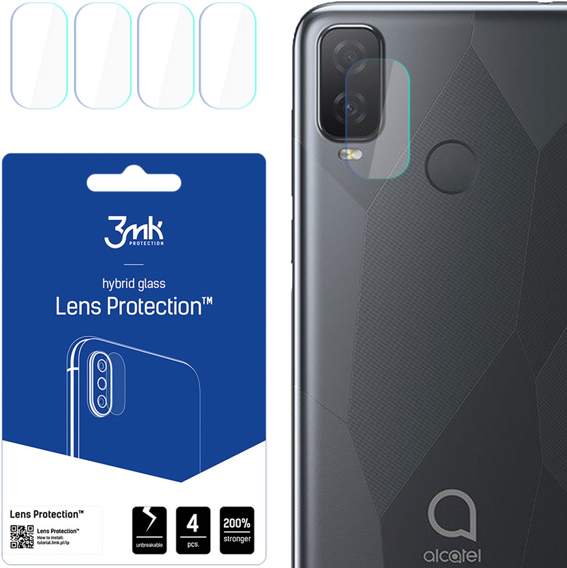 ALCATEL 1L 2021 - 3MK LENS PROTECTION