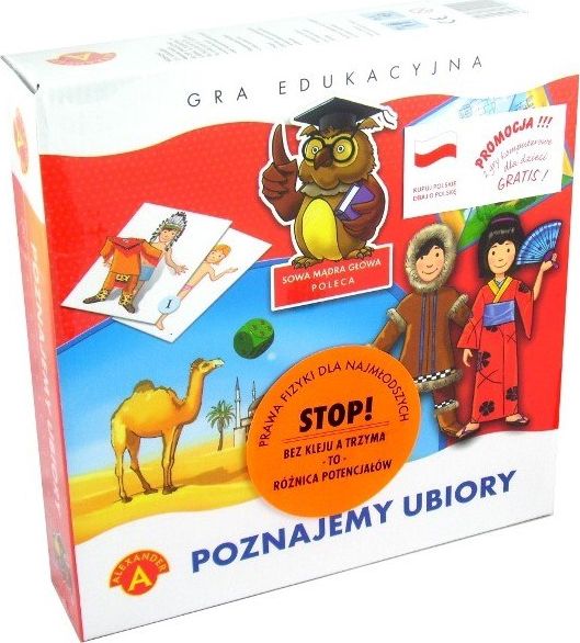 Alexander Gra Edukacyjna "Poznajemy Ubiory" Alexander