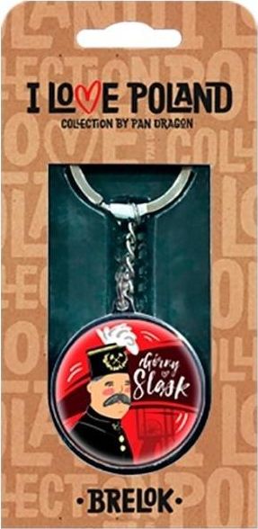 Breloczek Pan Dragon Brelok I love Poland Góny Śląsk ILP-BRE-A-KAT-01