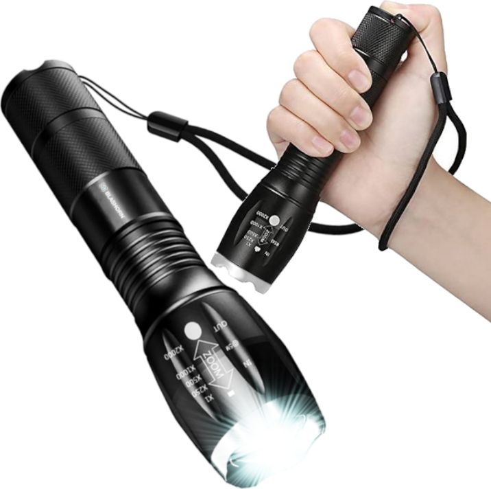 Latarka Latarka Taktyczna Led Cree Zoom Xml T6 Wodoodporna