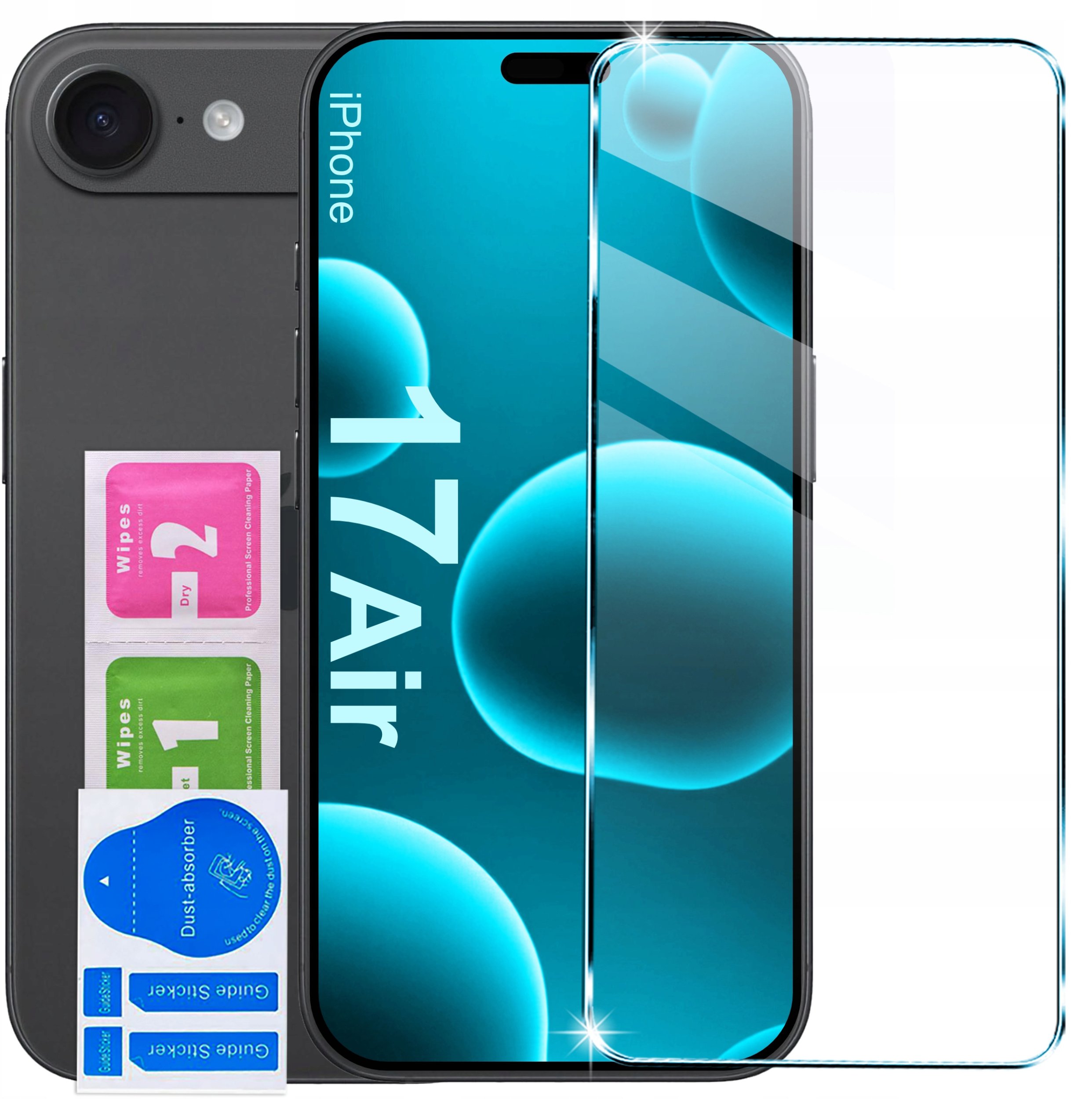 Szkło Hartowane 2,5D 9H Szybka SZKIEŁKO OCHRONNE do iPhone 17 Air