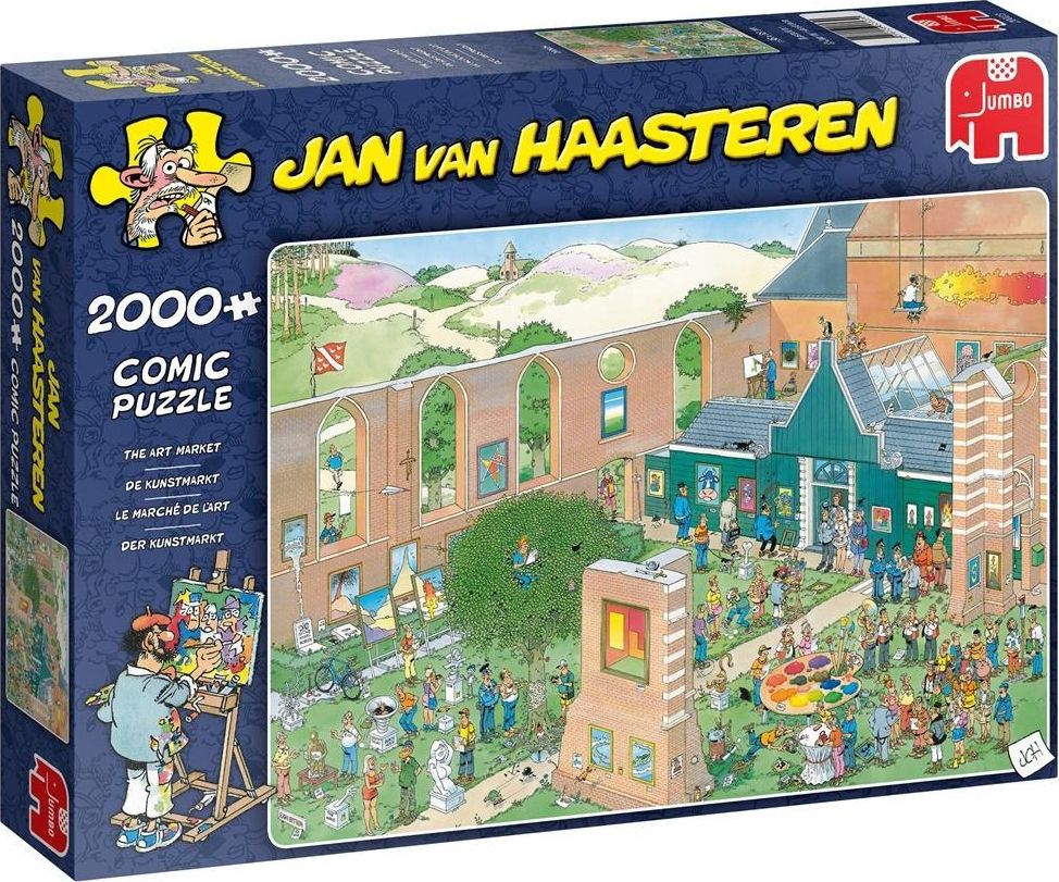 Jumbo Puzzle 2000 Haasteren Wystawa dzieł sztuki G3
