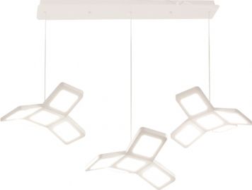 Lampa wisząca Milagro ledowa nowoczesna biały (ML195)