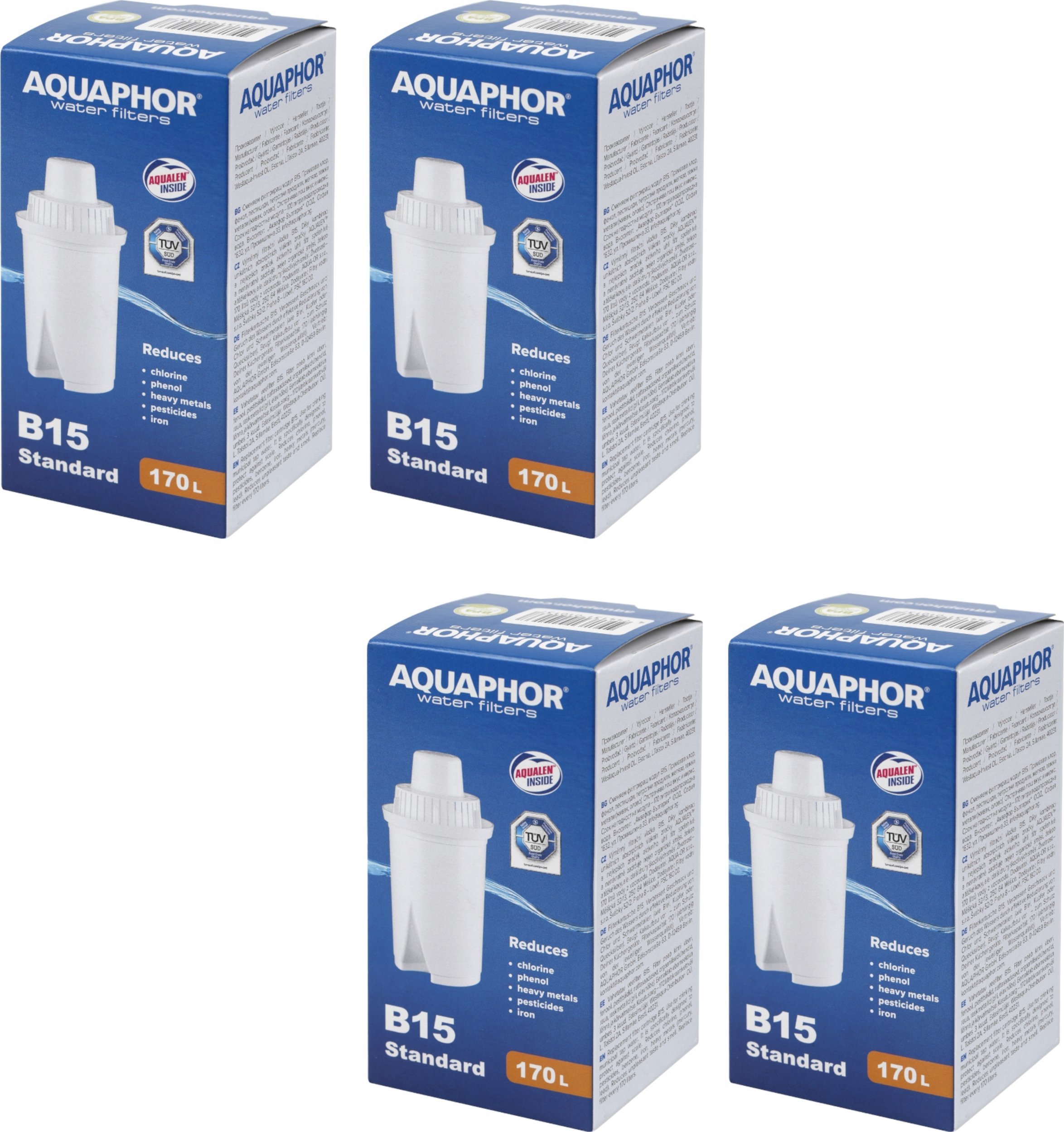 Wkład filtrujący Aquaphor B15 Standard 4 szt.