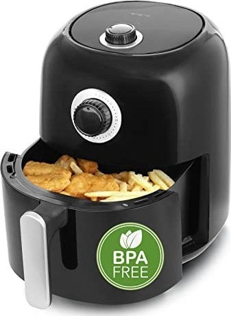Frytkownica beztłuszczowa Emerio Smart Fryer, 3L, czarna ,Cool touch