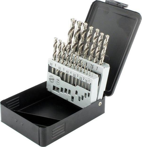 Wiertło Beta Tools ZESTAW WIERTEŁ DO METALU HSS-GS DIN 338 1 - 10 MM ABRABORO [19 SZT.] POPRZEDNI NR AB00141119 AB00141019 ABRABORO