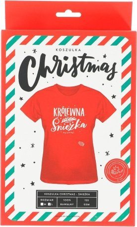 Pan Dragon Koszulka świąteczna damska czerwona M/L