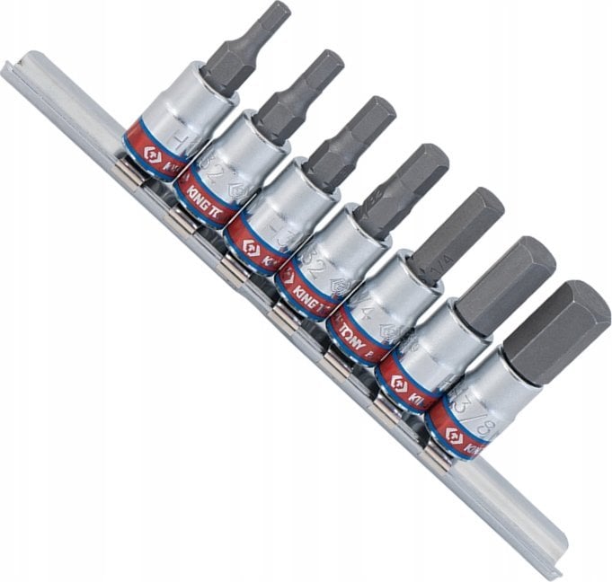 King Tony KT ALLEN KEYS 1/4" 7 pcs. 2035 H1/8" - H3/8".
