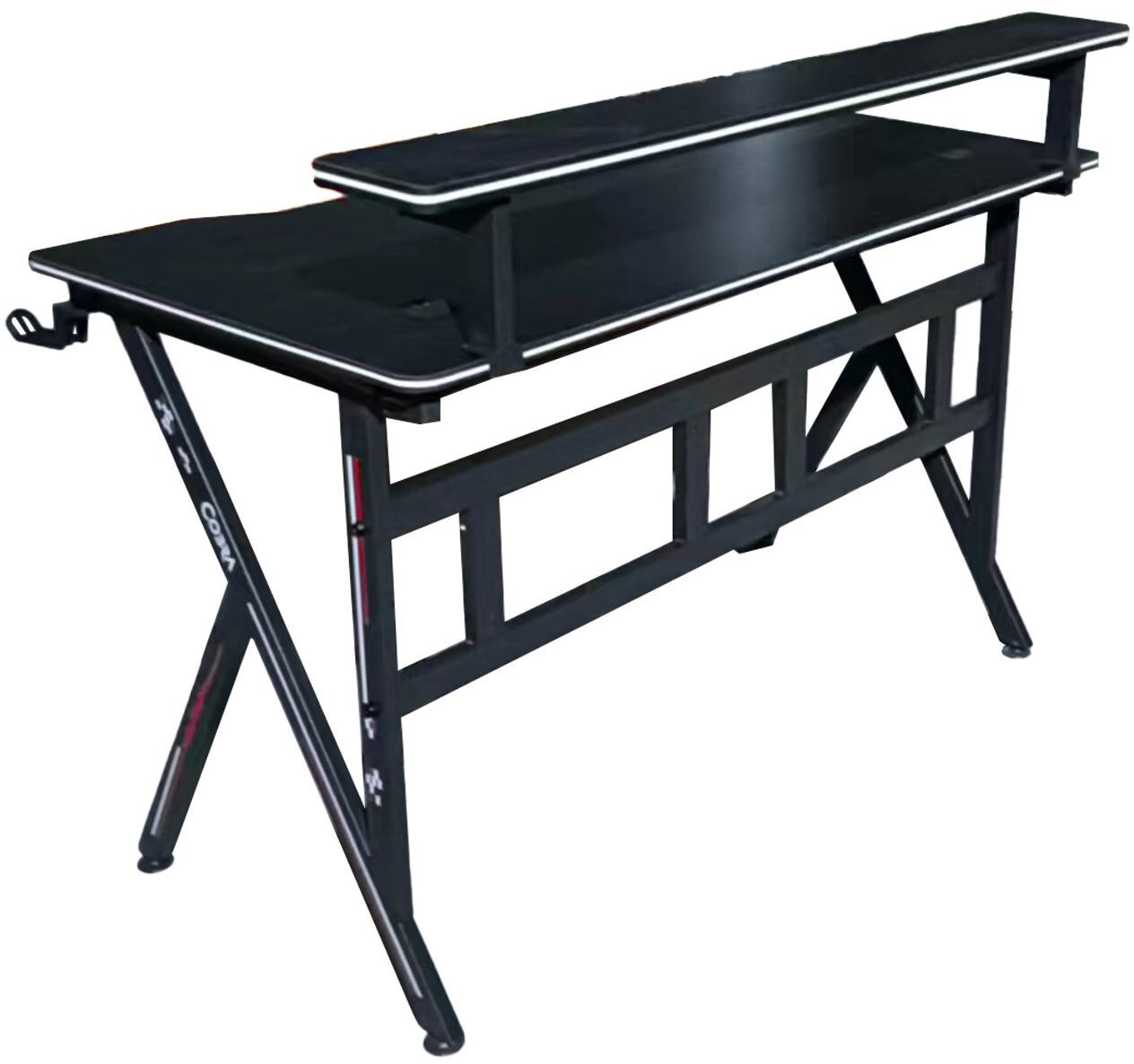Biurko gamingowe Cobra CR4009BK czarne 120 cm