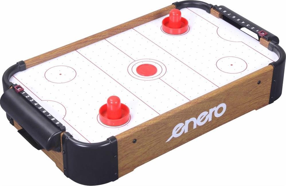 Enero GRA CYMBERGAJ AIR HOCKEY NA STÓŁ 51x31x10CM WOODEN ENERO