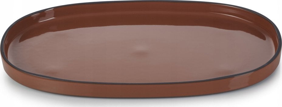 CARACTERE półmisek 35x21 cm Cynamon