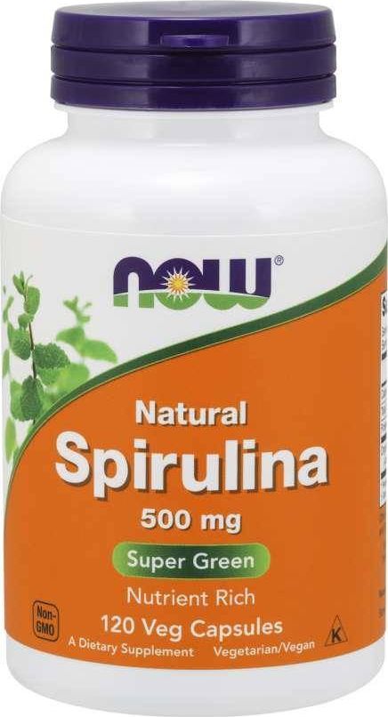 NOW Foods NOW Foods - Spirulina Naturalna, 500mg, 120 vkaps