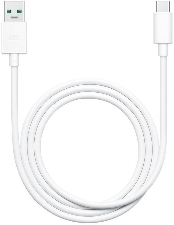 Kabel USB Oppo USB-A - USB-C 1 m Biały