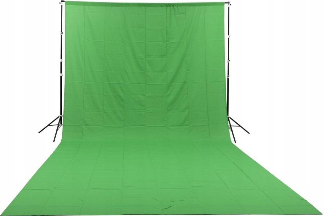 GlareOne GlareOne Green Screen - zielone tło materiałowe 3x6
